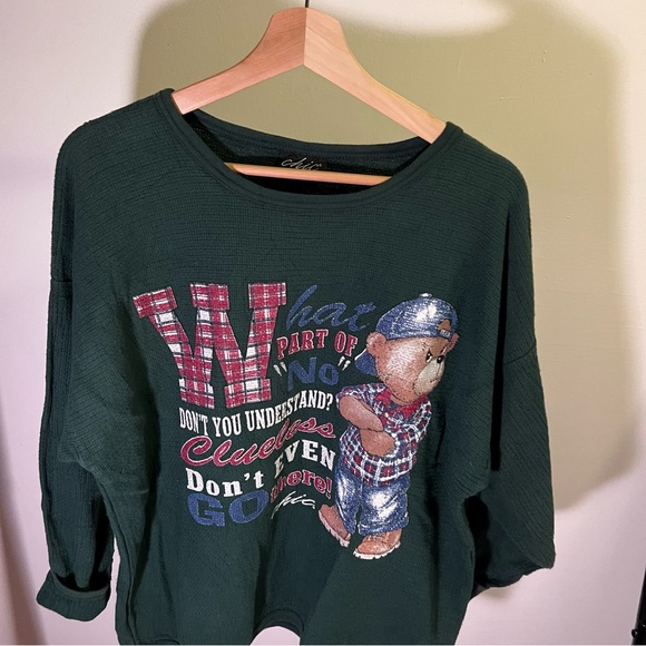 CHIC vintage: what part of no don’t you understand clueless don’t even go there - Picture 2 of 6